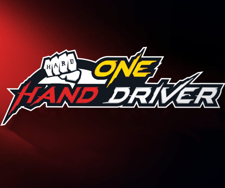logo for racing driver who drive with one hand