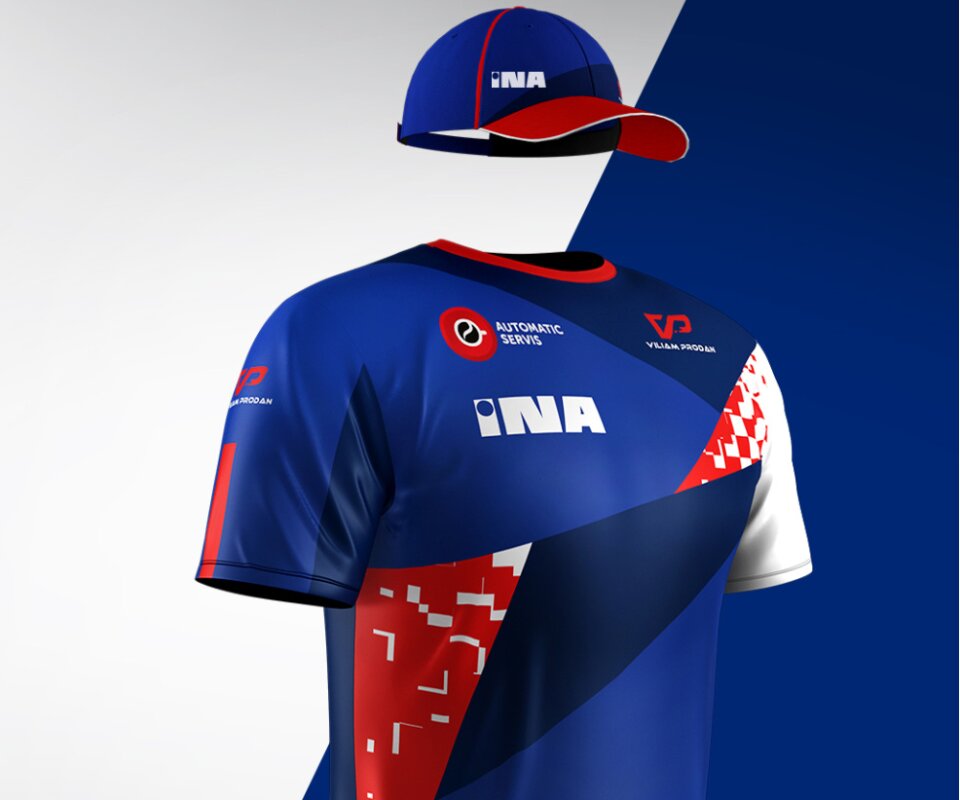 t-shirt for sport team graphic design idea